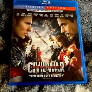 Captain America Civil War Blue Ray